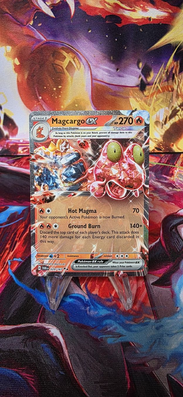 Pokémon Carte collezionabili: Magcargo ex 029/167 Twilight Masquerade TWM – Nuovo (secondo la descrizione) da Frutigen venduto da Sinnohan_Zorua
