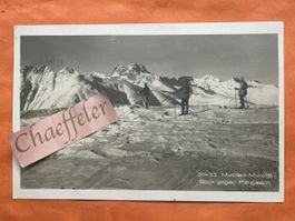 1923 Muottas - Muragl mit blick gegen Piz Kesch