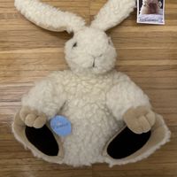 Wärmetier/Wärmekissen Hase aus Schurwolle von Silencium