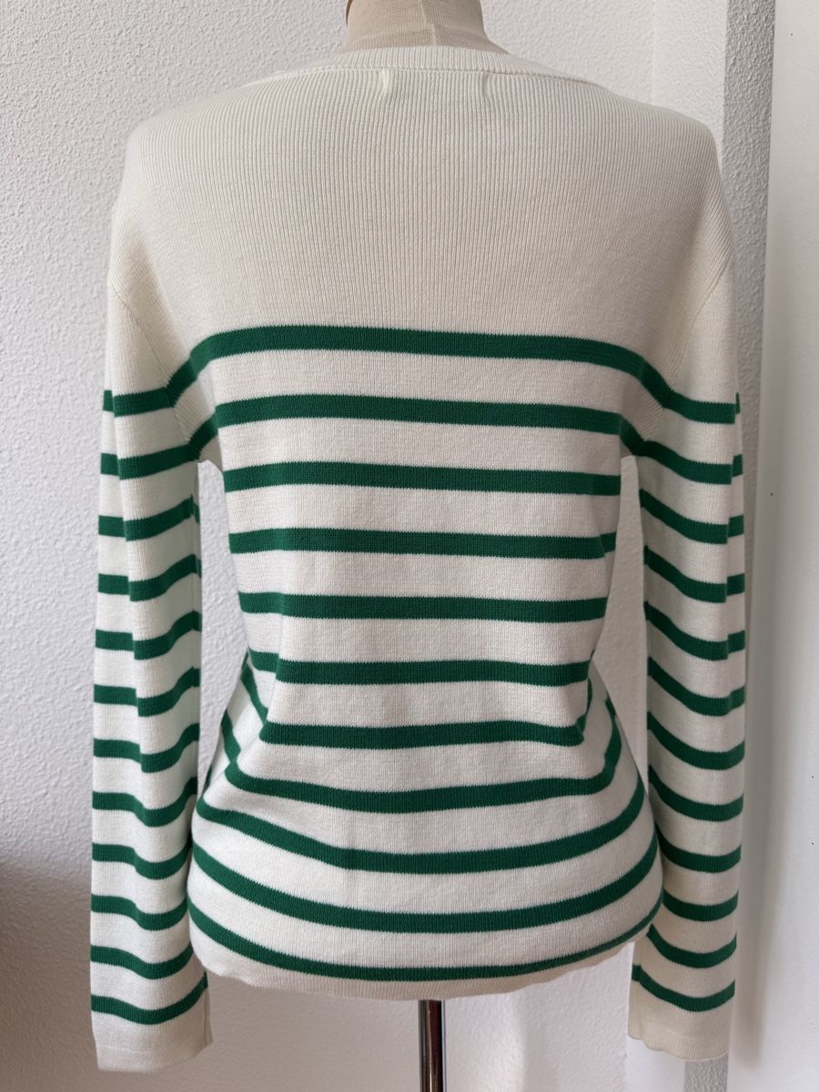 Pulls & Sweat-shirts: Pull LA PETITE ETOILE rayé blanc vert, taille 1 – D'occasion à Morges par sandy069 3