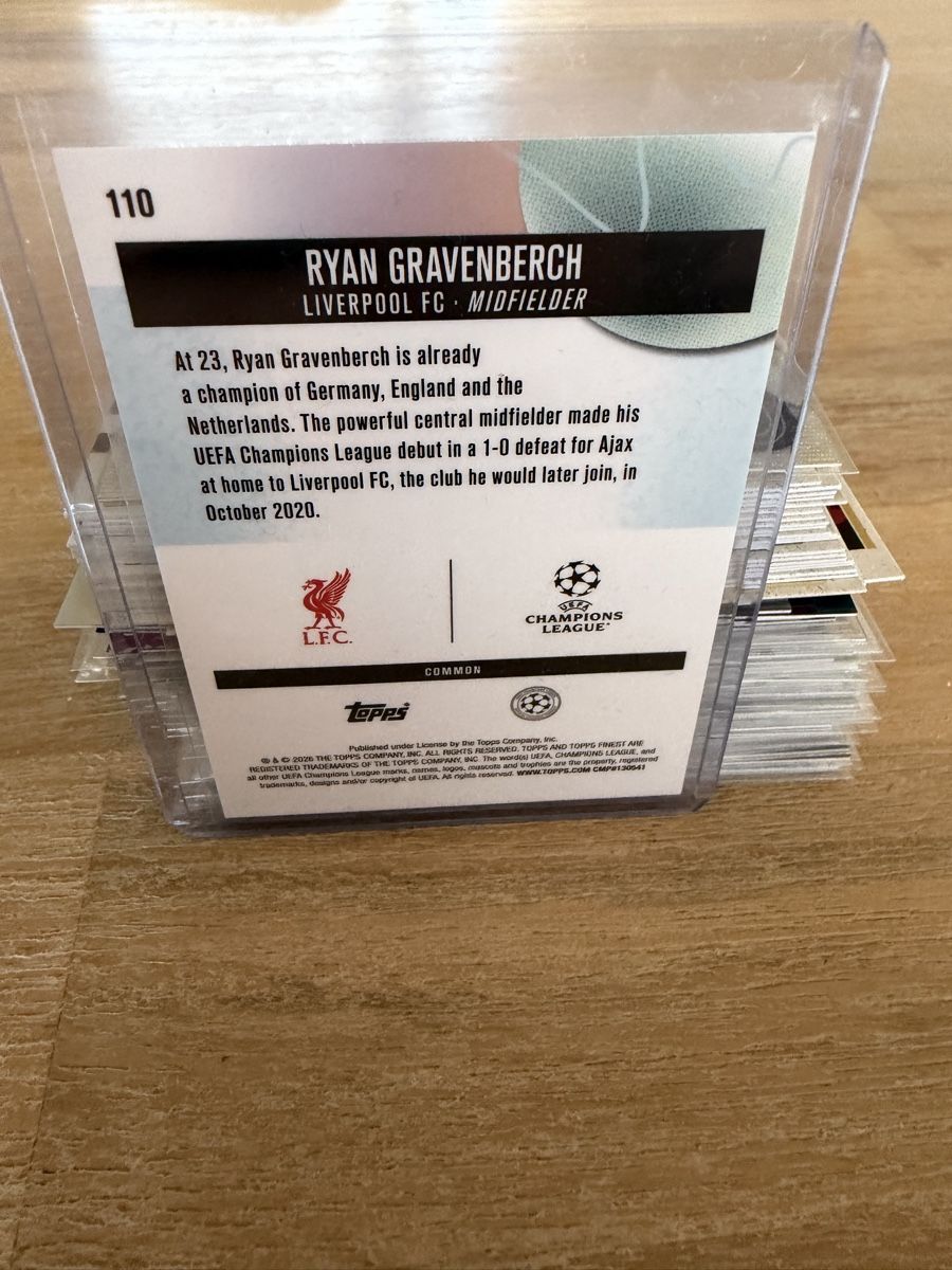Topps Carte collezionabili: Ryan Gravenberch Topps Finest 25/200  – Nuovo (secondo la descrizione) da Aarburg venduto da Jan_79b8 1