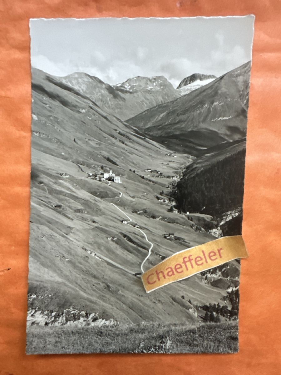 Ansichtskarten: Alte Ansichtskarte Avers-Cresta, u.Forcellinahorn Graubünden – Gebraucht aus Zürich von Chaeffeler