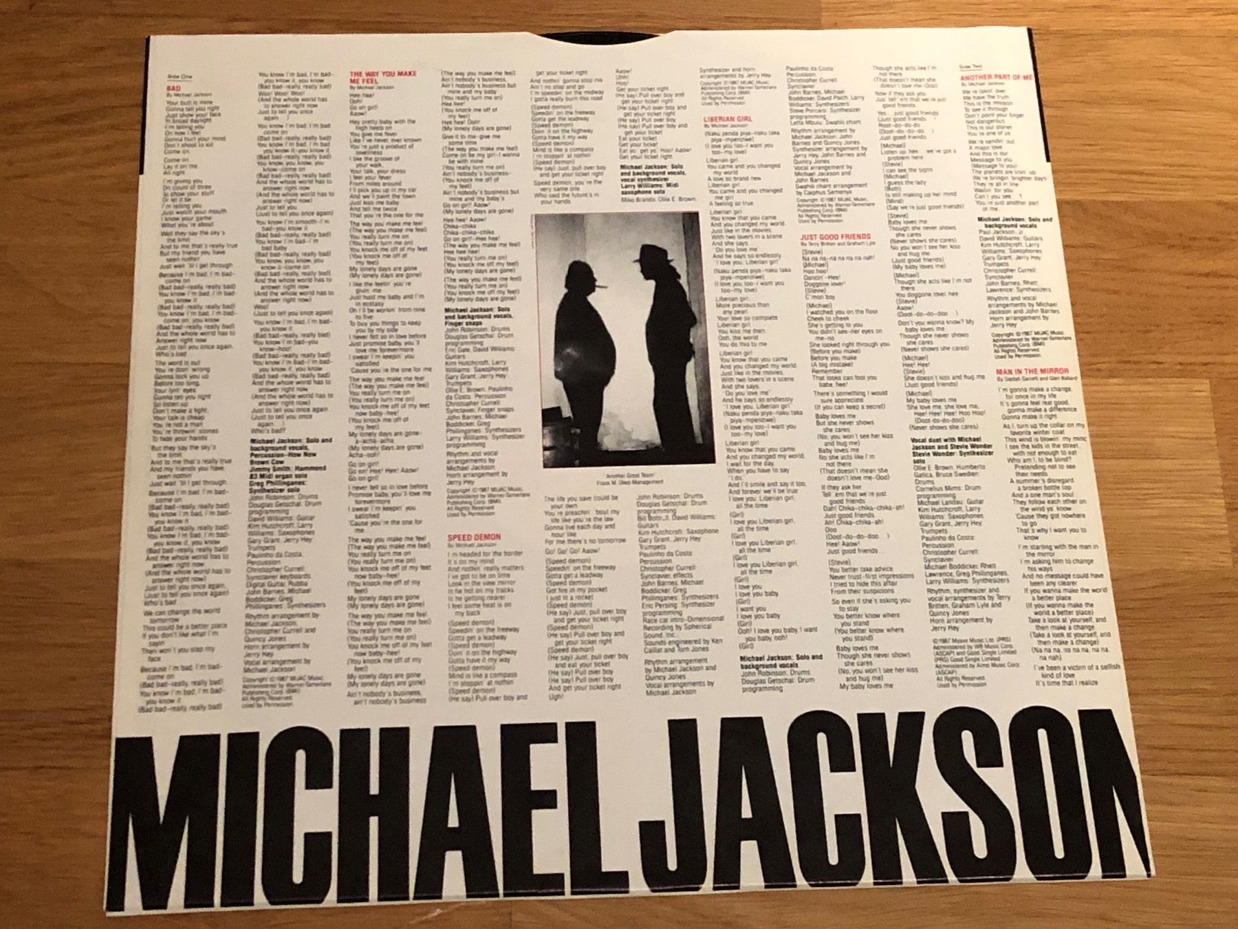 Schallplatten: Michael Jackson. 1987. BAD – Gebraucht aus Faulensee von Mizuno06 5