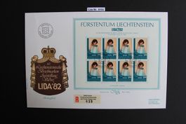 Luxusbrief ET Fürstentum Liechtenstein 1982         Los 6102