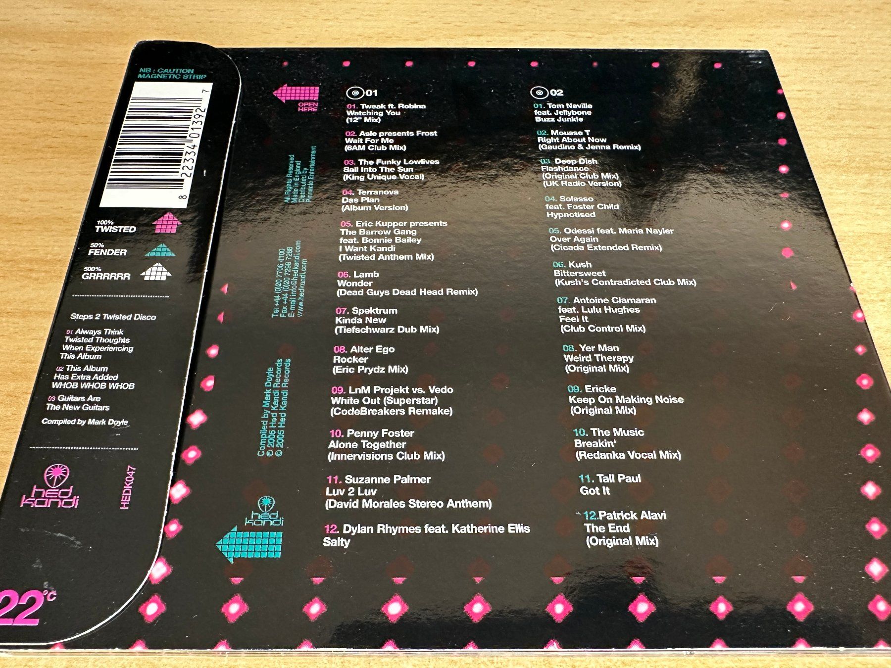 CD: Various - Hed Kandi – Twisted Disco 02.05 - 2 CD – Usato da Rikon im Tösstal venduto da Alpenmutz 1
