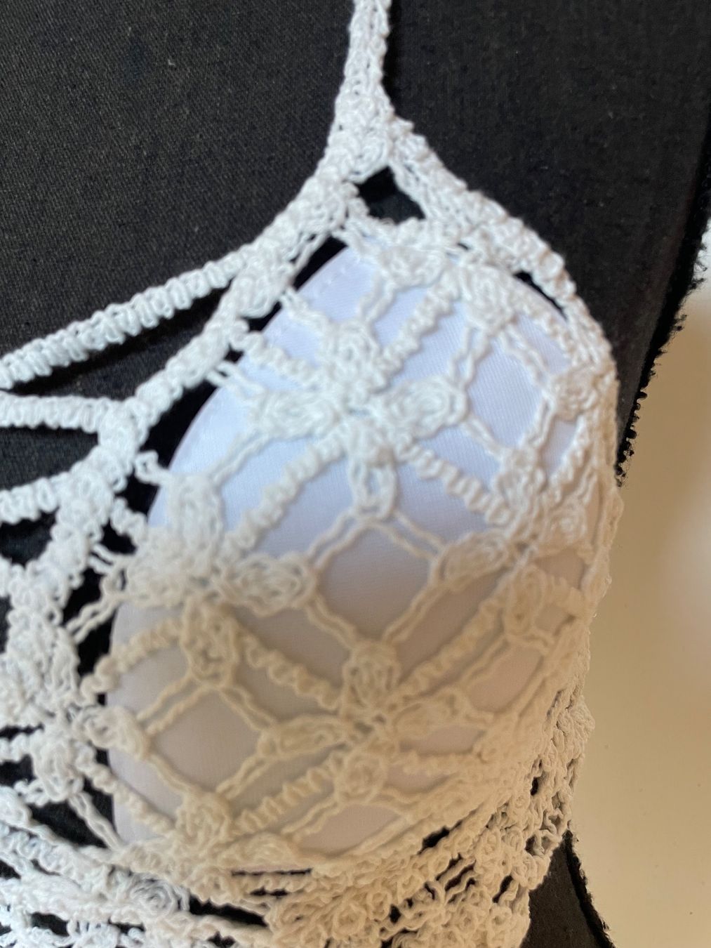 Top: Boho Top in Häkeloptik – Nuovo (secondo la descrizione) da Sigriswil venduto da ck56 1