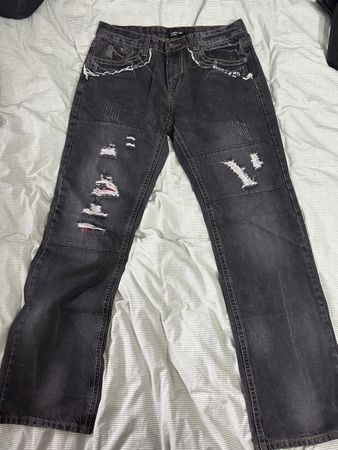 Coole Destroyed Jeans, Used Look, Top Zustand,