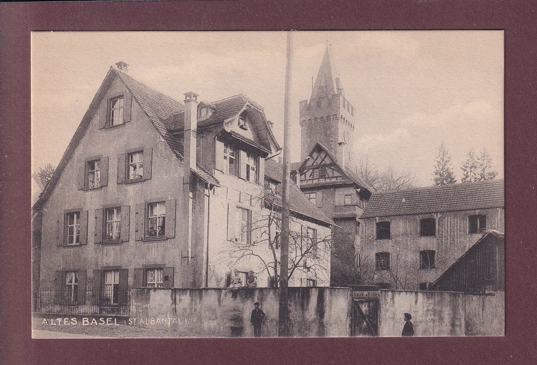 Ansichtskarten: Altes BASEL - St. Albantal – Gebraucht aus Pully von nicecards