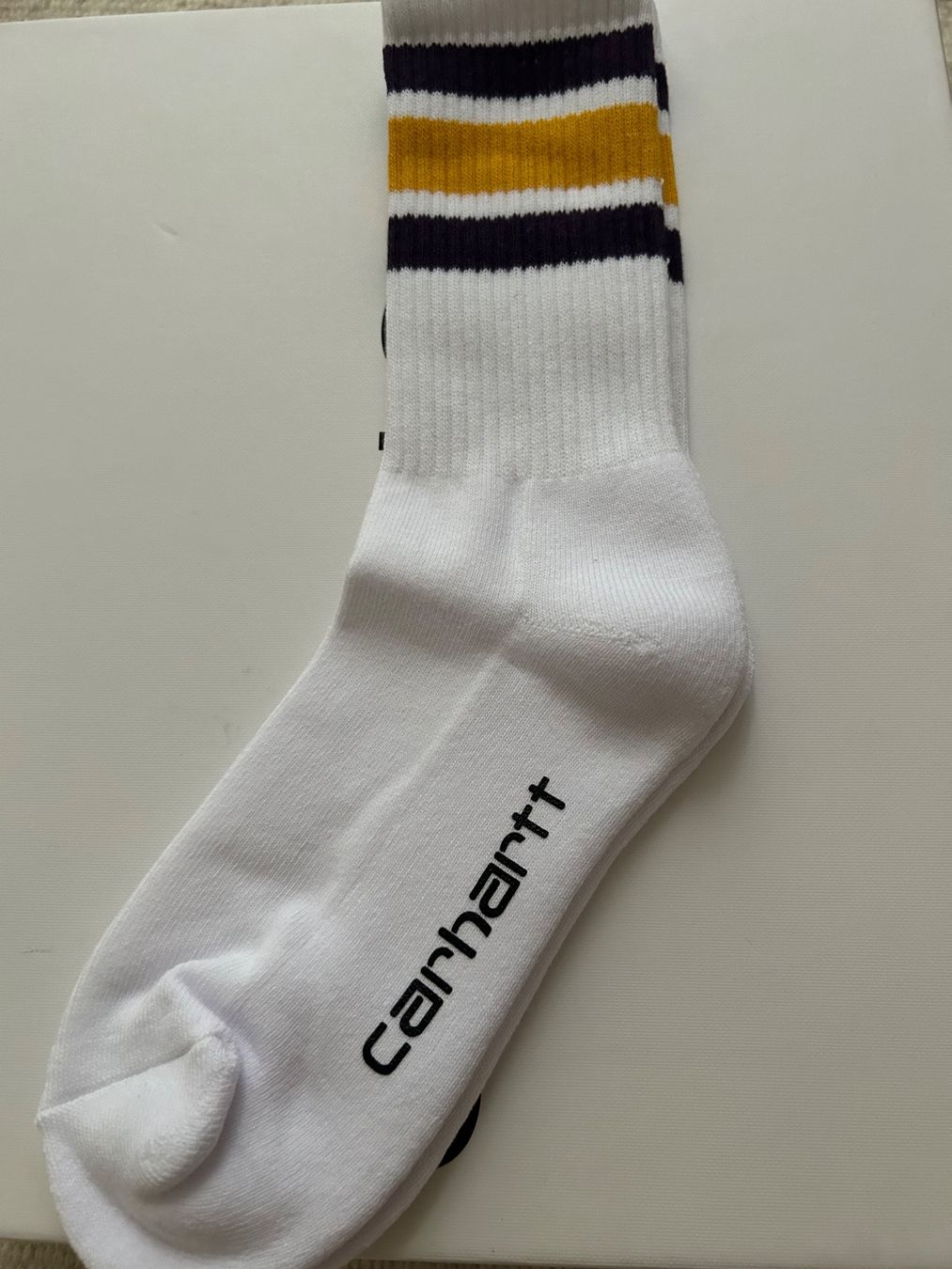 Carhartt Calze: Socken Socks Carhartt WIP Chase white – Nuovo (secondo la descrizione) da Zürich venduto da Ferienan 3