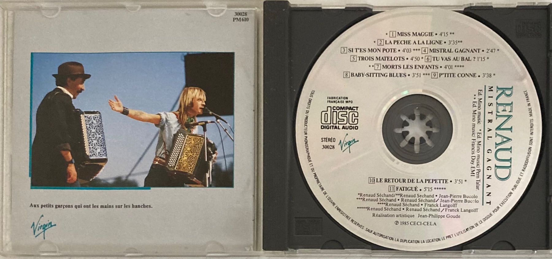 CDs: RENAUD - MISTRAL GAGNANT – Gebraucht aus Poliez-Pittet von Newtown-Records 2
