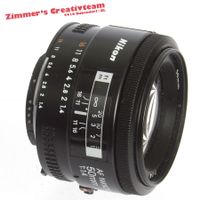 AF Nikkor 50mm 1.4 + Anleitung, lichtstarkes NIKON Objektiv