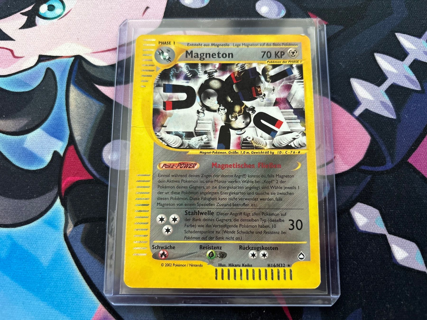 Pokémon Carte collezionabili: 2002 POKEMON Magneton Holo Aquapolis H16 – Usato da Wilen (Sarnen) venduto da Seeungeheuer