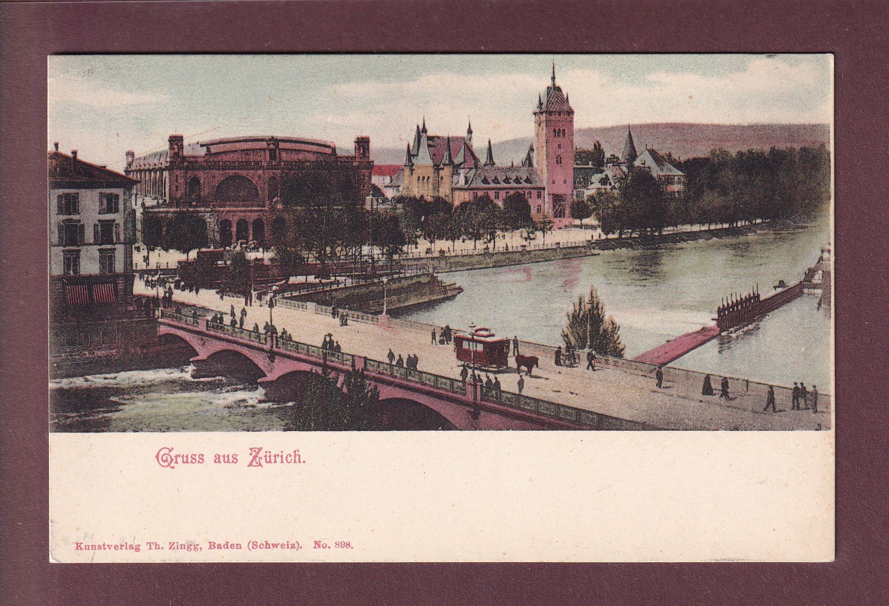 Cartoline postali: Gruss aus ZÜRICH – Usato da Pully venduto da nicecards