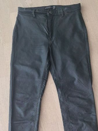 Damenhosen Gr. 36 Braun Leder Imitation
