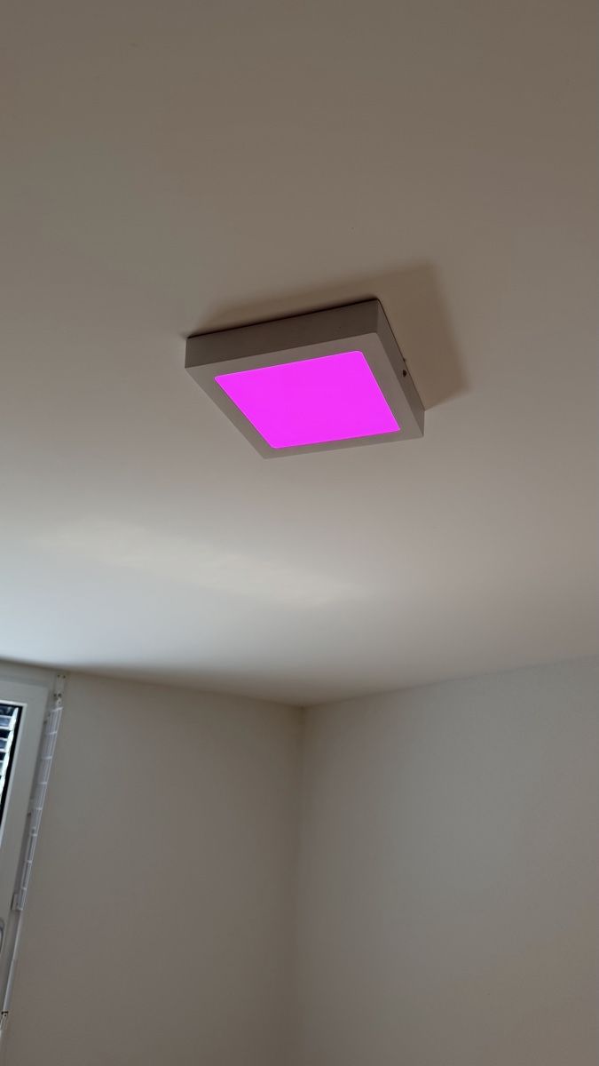Lampadari & plafoniere: Plafonnier carré LED RGB – Usato da Le Bry venduto da matberset 2