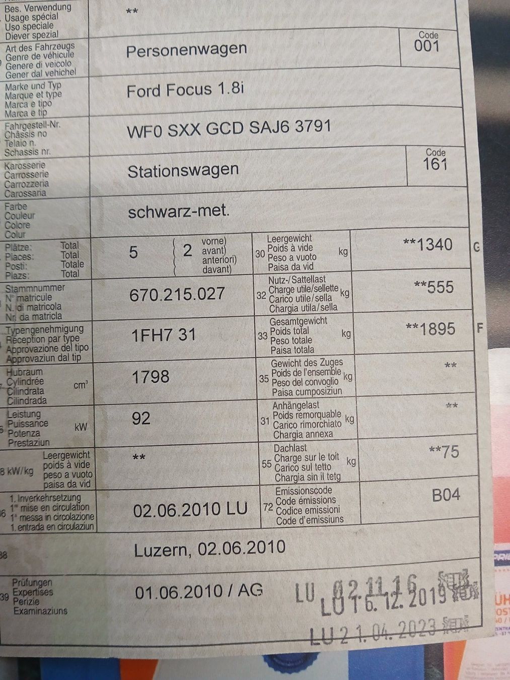Ford Automobili: Ford Focus 1.8i – Usato da Roggliswil venduto da PeterMaschinen 6