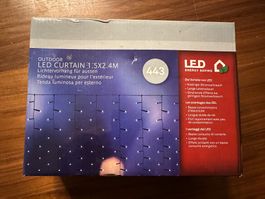LED Lichterkette - Lichtervorhang - Outdoor 1.5 x 2.4M