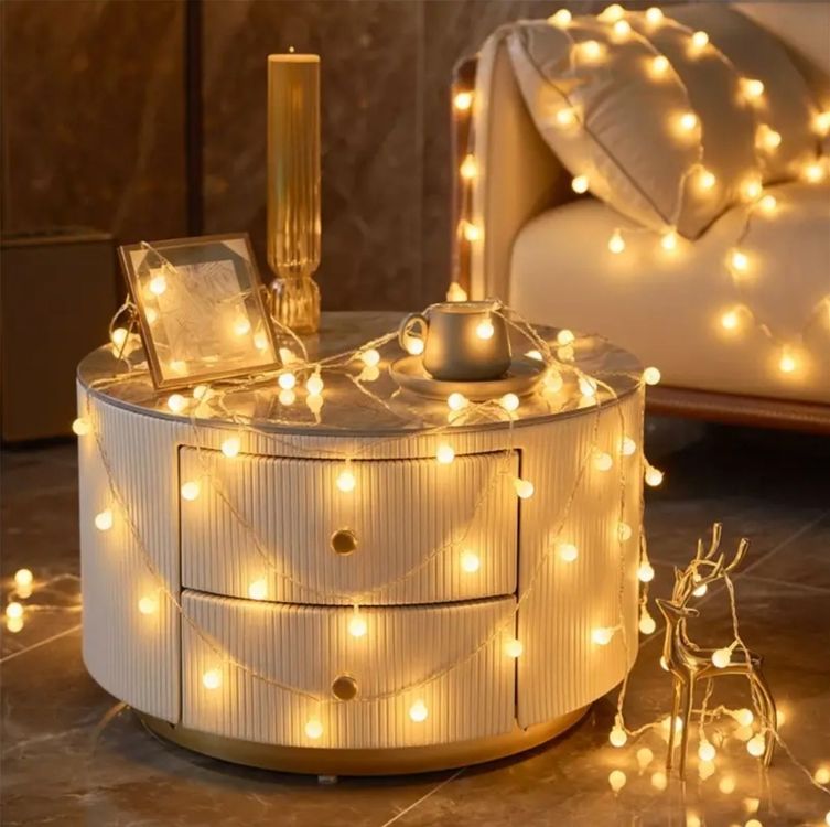 MIJOMA LED Lichterkette Mit 10 Kerzen & Clips – Batteriebetrieben Mit Timer, Perfekt Für Weihnachtsbaum & Deko
