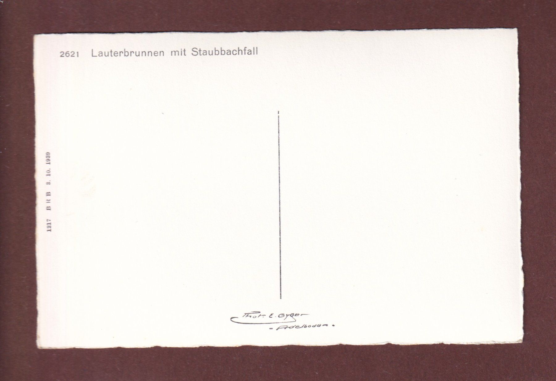 Cartoline postali: LAUTERBRUNNEN - Staubbach – Usato da Pully venduto da nicecards-shop 1