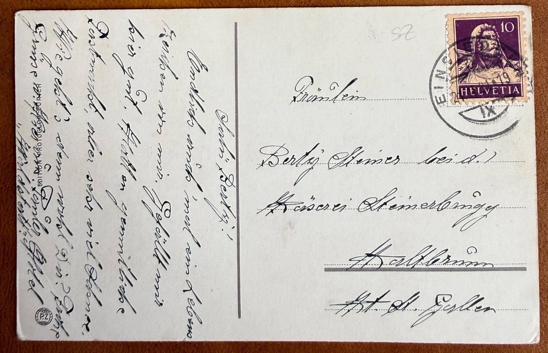 Cartoline postali: Einsiedeln - Panorama 1921 – Usato da Lutry venduto da Ediego 1