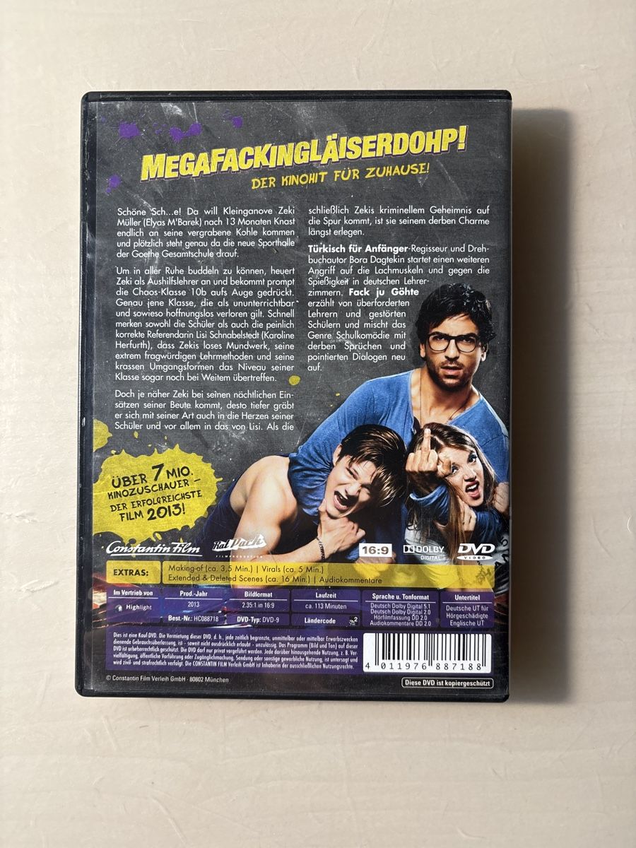 Tutti i DVDs: Fack Ju Göhte – Nuovo (secondo la descrizione) da Ruswil venduto da Slivio_ 1