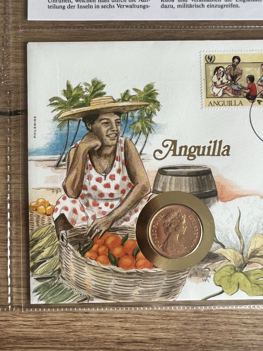 Tutti le monete: Münzbrief Anguilla – Usato da Braunau venduto da Desil2511 1