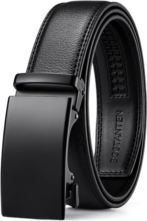 Gürtel Herren Ratsche Ledergürtel Automatikschliesse 35mm