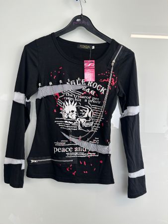 Gothic Langarmshirt, Gr. S, Top NEU