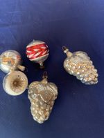Antiker Weihnachtsbaumschmuck Glas Trauben und Kugel alt