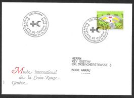 Sonderbrief S. 1346 Rotes Kreuz Museum Genève 30.10.1988