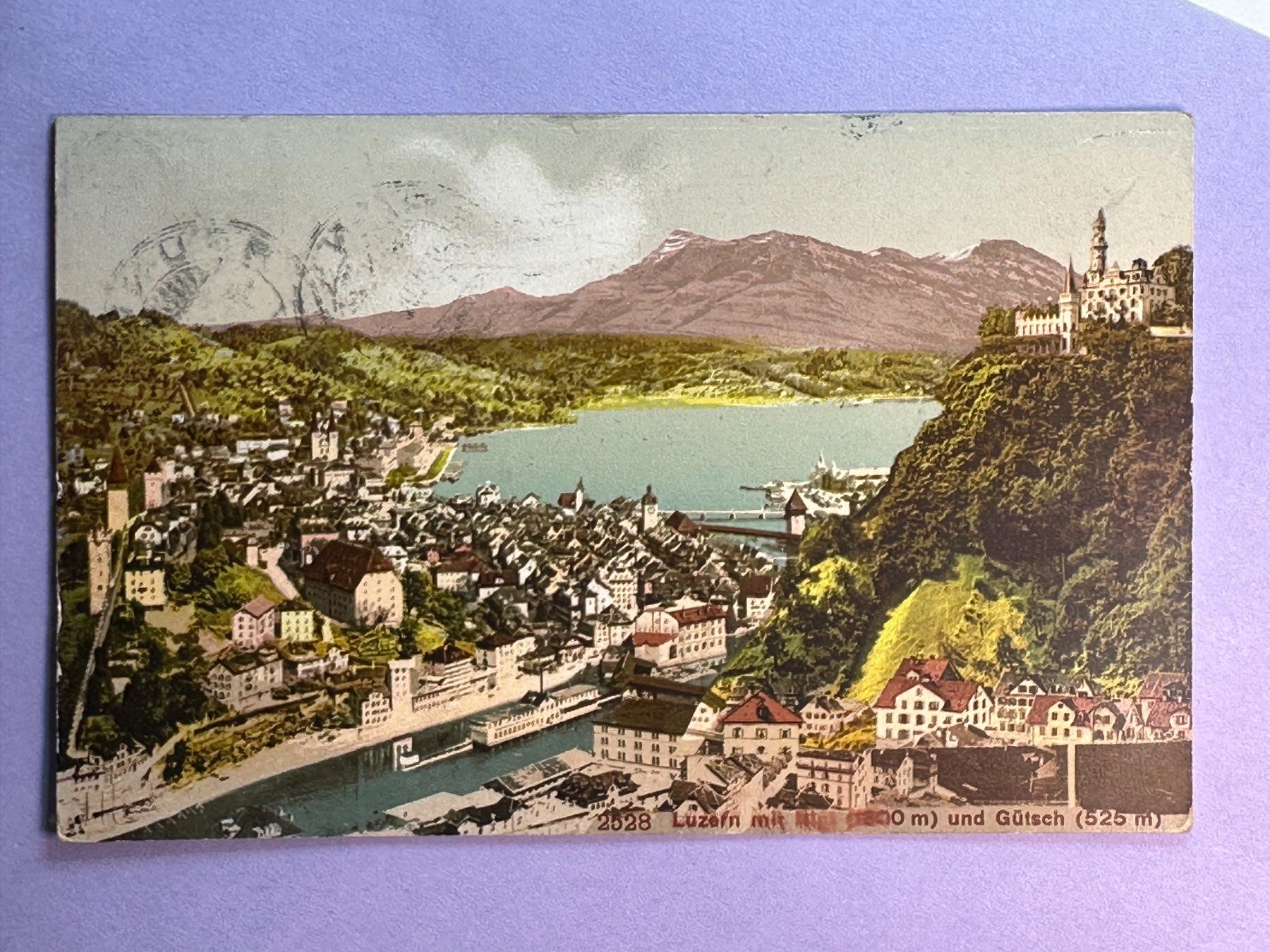 Cartoline postali: Luzern mit Rigi – Usato da Steg VS venduto da danwer74