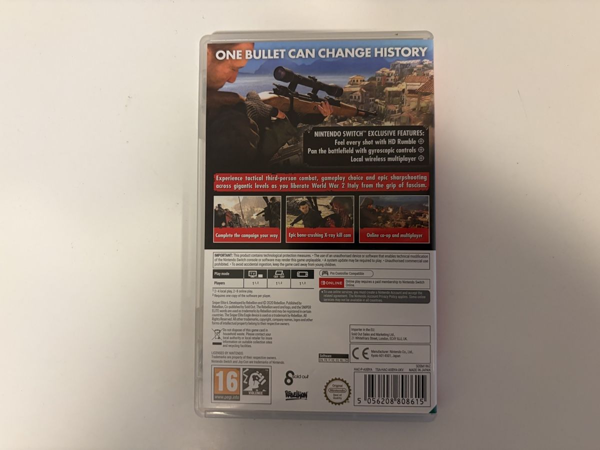 Nintendo Giochi: Sniper elite 4 – Usato da Susch venduto da Ascaso 1