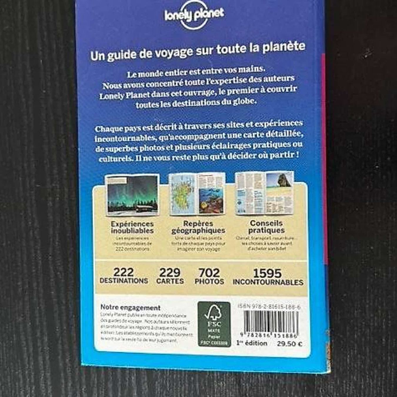 Libri: Lonely Planet - Le Monde – Usato da Yvonand venduto da log_t9ks 1