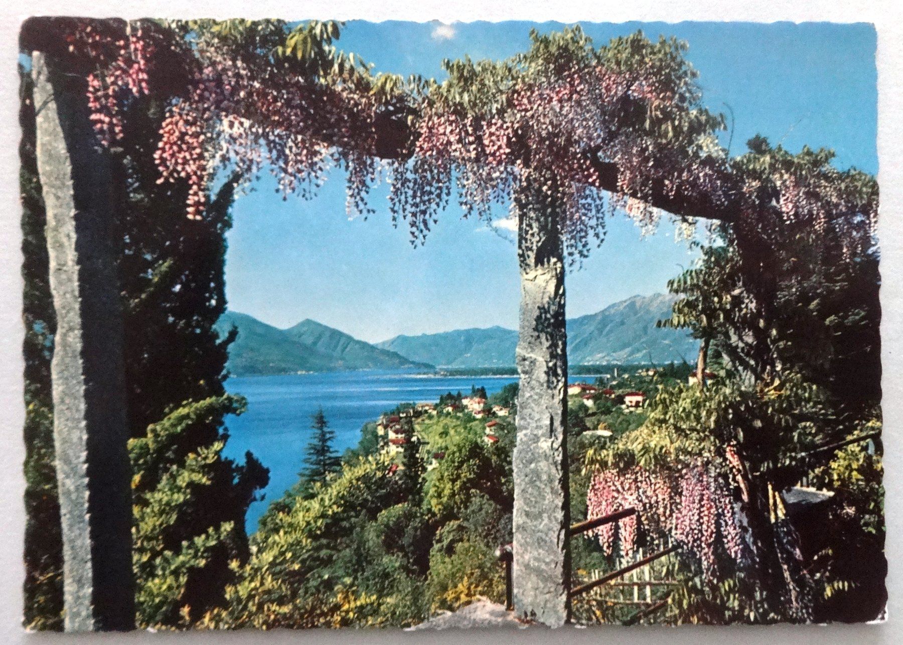 Ansichtskarten: Minusio-Locarno, Lago Maggiore – Gebraucht aus Fétigny von Billy2miny