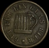 Jeton, Brauerei Gurten Wabern, 1 Glas Bier