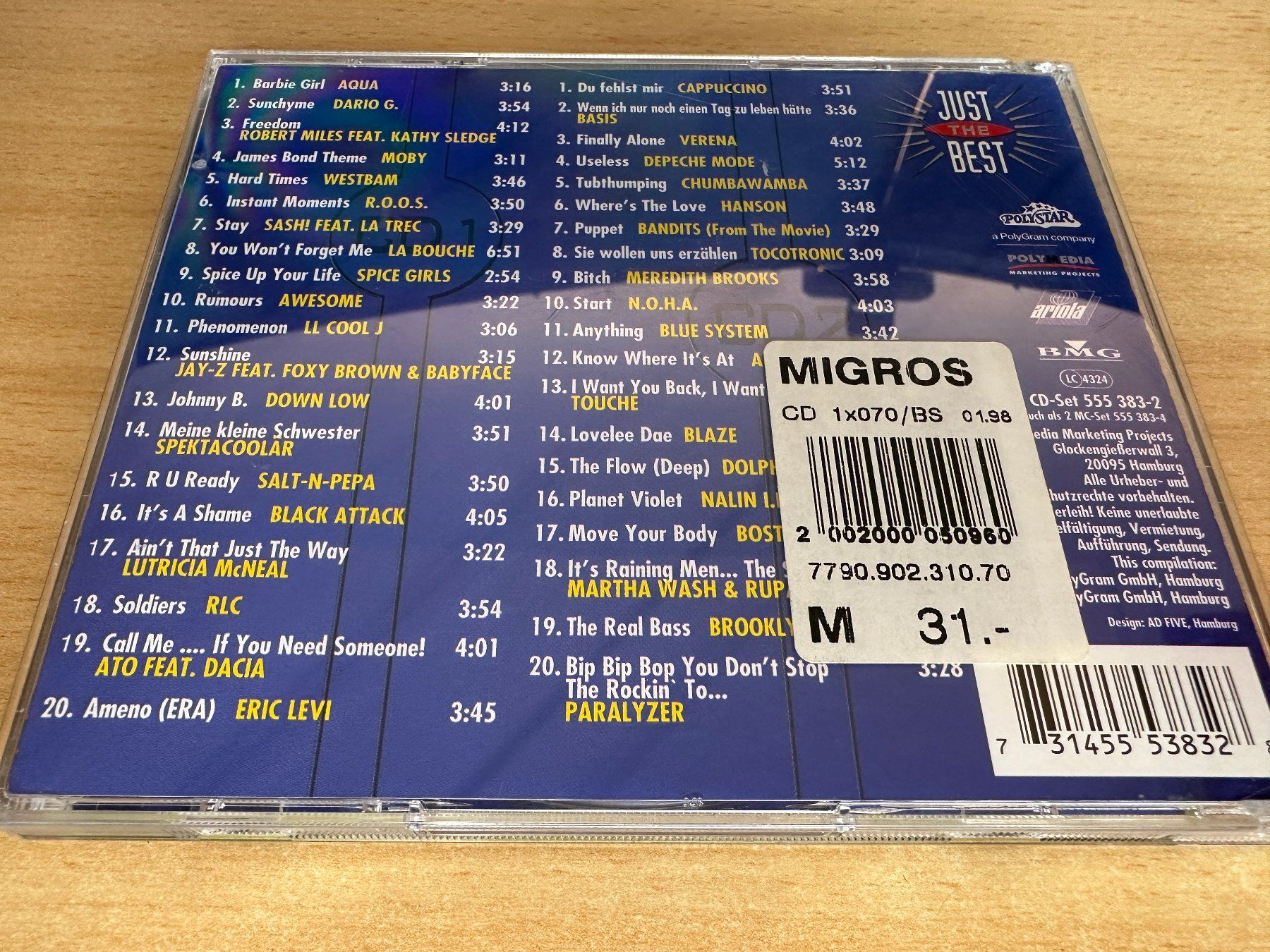 CDs: Various – Just The Best Vol. 14 - 2 CD – D'occasion à Rikon im Tösstal par Alpenmutz 1