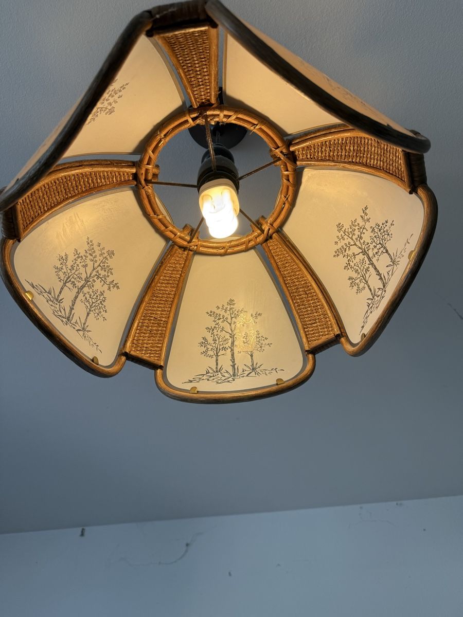 Lampadari & plafoniere: Rustikale Deckenlampe mit Waldmotiv - Gemütliches Licht – Usato da Zürich venduto da chi_xhq5 2