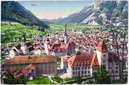 CHUR - Generalansicht (im Sommer) ca. 1920 (GR)