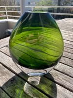 Glas-Vase grün