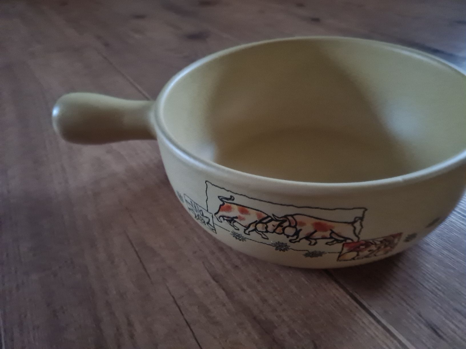 Padelle: Fonduecaquelon Keramik neu – Nuovo (secondo la descrizione) da Münsingen venduto da Cuci31 1