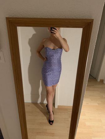 JB Seidenkleid 34/36 S XS 100% Silk
