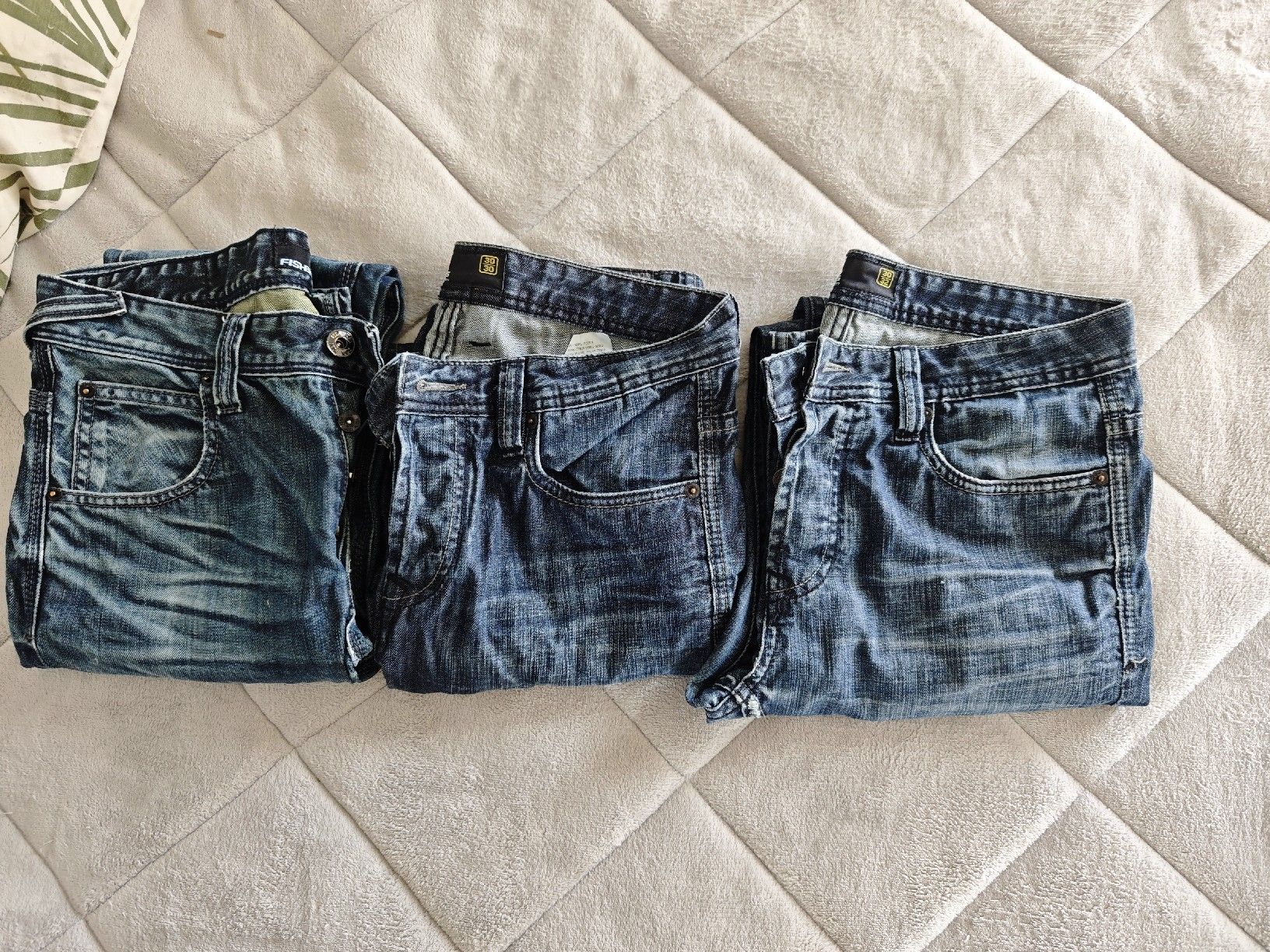 Jeans: 3x Mens Jeans Fishbone + SMOG Excellent Condition – Nuovo (secondo la descrizione) da Bergdietikon venduto da Marshmallowa