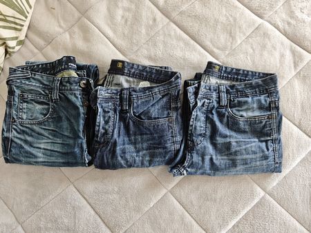 3x Mens Jeans Fishbone + SMOG Excellent Condition