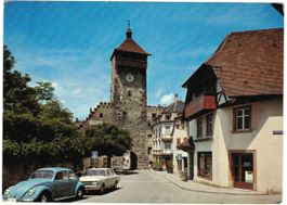 AK Rheinfelden Obertor 1986, gelaufen nach Büttikon