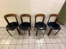 4er Set Bruno Rey Stühle von Dietiker  Vintage