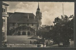 Carte P de 1934 ( Fribourg / Hôtel de Ville )