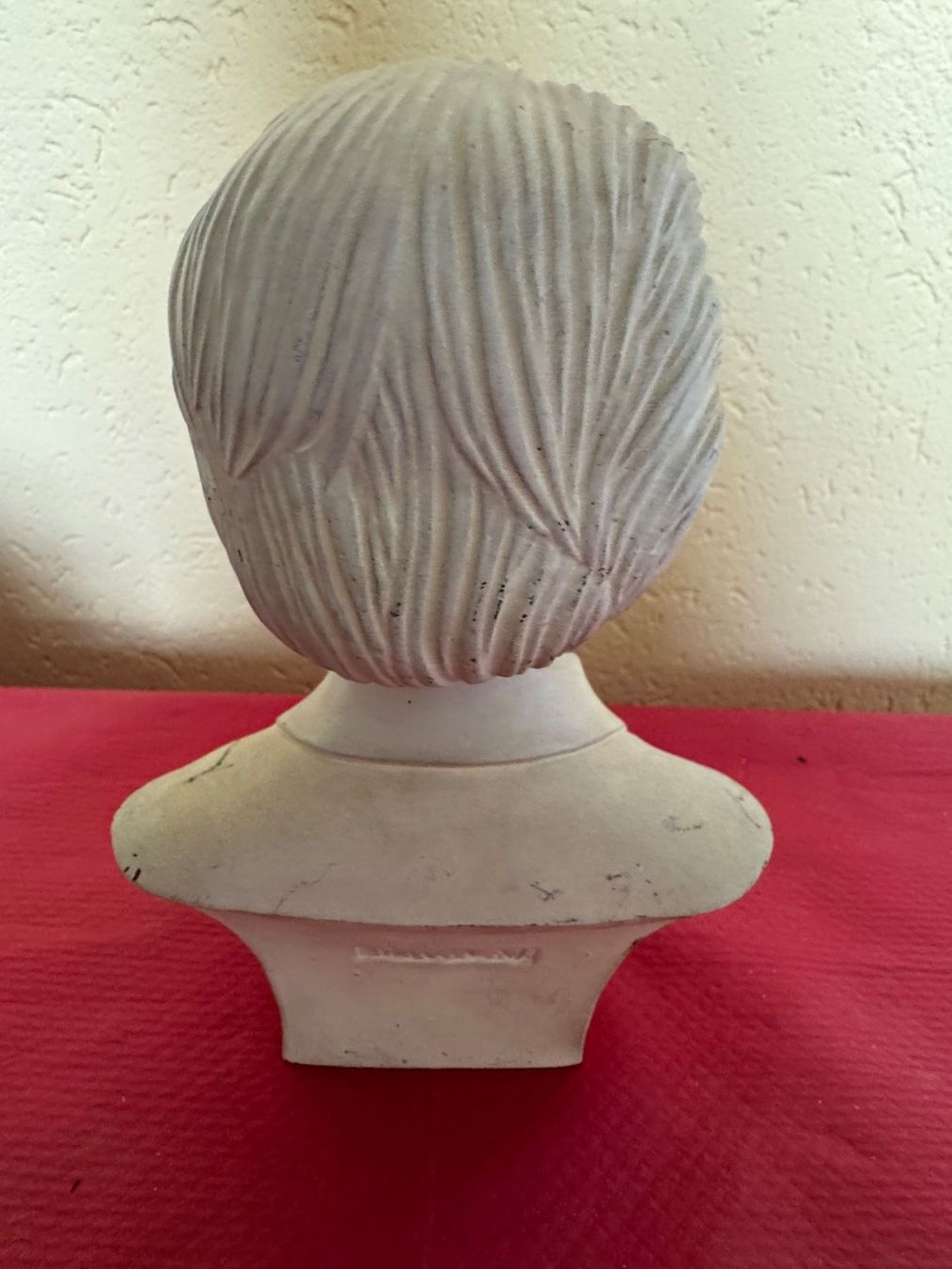 Figuren: Büste Johann Strauss Stein- oder Gips  beige, gebraucht – Gebraucht aus Neftenbach von Rose40 3