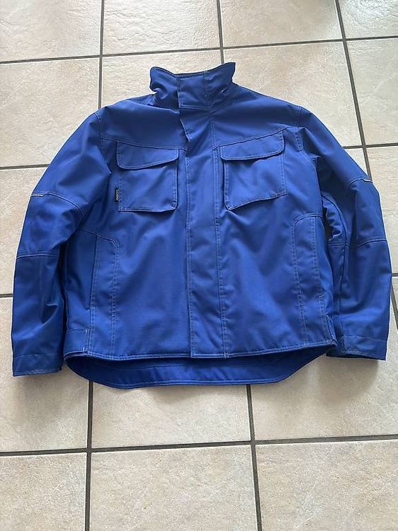 Arbeitsjacke Softshell Für Herren - Winterjacke Mit Reflexstreifen, Blau, Größen S Bis XXL