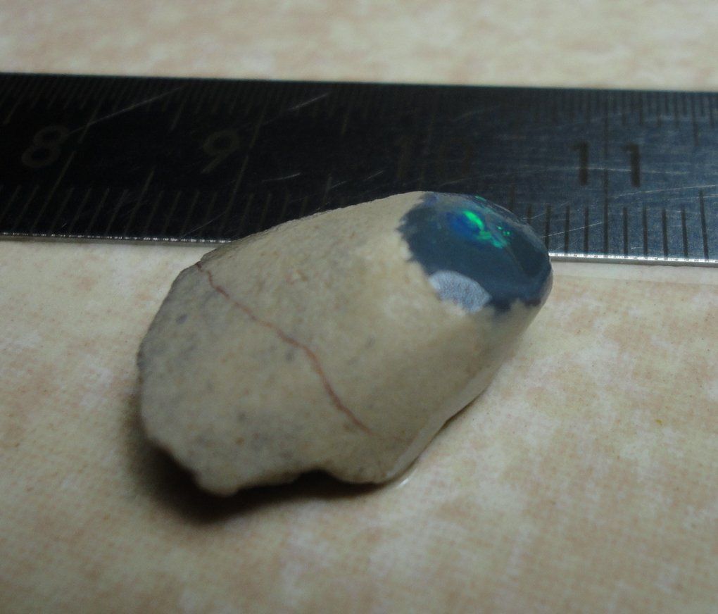 Pietre preziose: Schwarzer Opal 8 ct Lightning Ridge 20x15 mm – Nuovo e nell'imballaggio originale da zuerich venduto da Jewlsdesign 2