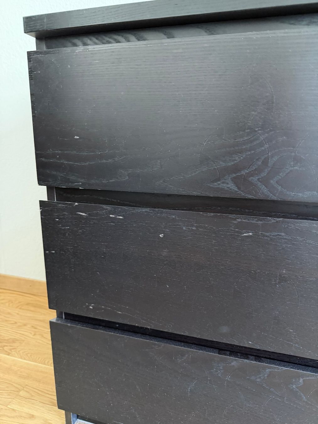Ikea Cassettiere: Commode Malm 3 tiroirs customisée Art Deco – Usato da Carouge GE venduto da Ikle00 2